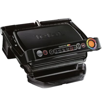 Барбекю Tefal GC712834, Optigrill+ Black, 600cm2 cooking surface, automatic cooking sensor, 6 automatic programs, 4 adjustable temp., cooking level indicator, non-stick die-cast alum. Plates