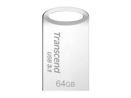 Памет Transcend 64GB JETFLASH 710, USB 3.1, Silver Plating