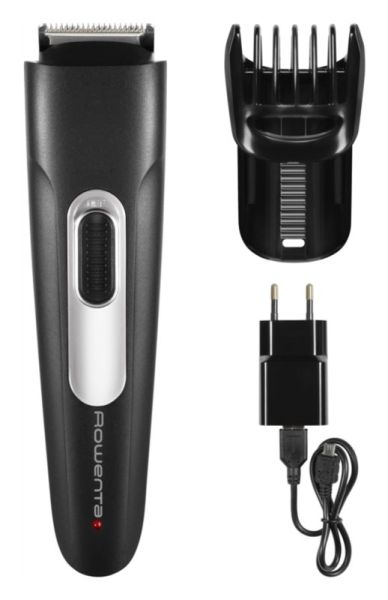 Тример Rowenta TN2801F4 Beard trimmer Stylis Easy, minimum cutting length 0.5mm, precision setting 1mm, 3 day beard function, beard cutting length adjustment range 0.5 to 10 mm, 11 beard cutting length positions, classic or USB Charging Beard comb locking