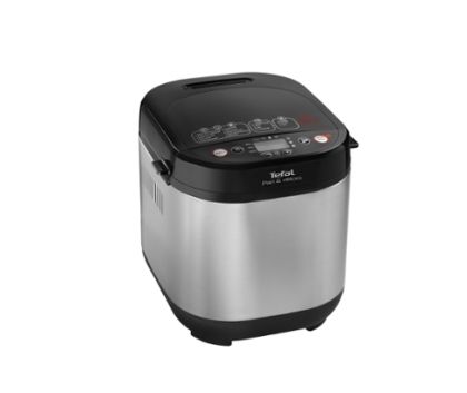 Хлебопекарна Tefal PF240E38, Pain Plaisir, Breadmaker, 500/750/1 kg, 20 programs, black/Inox, 720W, 3 Levels of firing