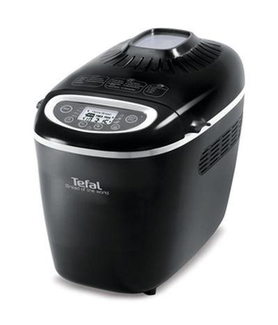 Хлебопекарна Tefal PF611838, Bread Maker, 1600W, Load 750/1000/1500 g, 19 Programs, 3 Levels of firing, black