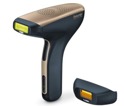 Фотоепилатор Beurer IPL 8800 Velvet Skin Pro Hair-remover, battery powered, Auto flash, 4.5 cm2, 1 attachment 2 cm2, 600 000 pulses, safe skin sensor, UV filter, 6 energy levels, black