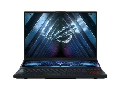 Лаптоп Asus ROG Zephyrus Duo 16 GX650PZ-NM014X,AMD Ryzen 9 7945HX  (16-core/32-thread, 64MB L3 cache, up to 5.4 GHz max boost), 16"WQXGA (2560 x 1600,16:10)165Hz, 32GB DDR5 4800Mhz(2*16),PCIE NVME 1TB M.2 SSD, RTX 4080 12GB GDDR6,WiFi 6e,RGB Kbd, Windows 