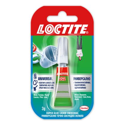 Лепило Loctite Super Bond Universal Моментно 3 g в блистер