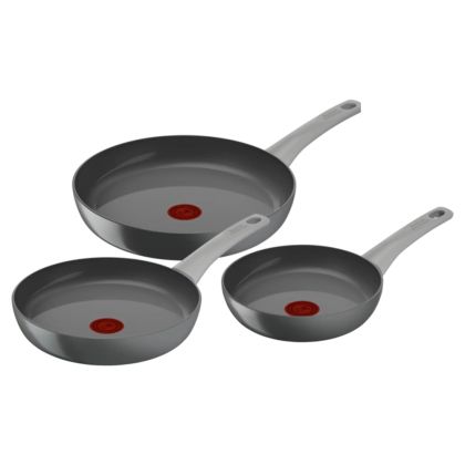 Комплект тигани и тенджери Tefal C4279132 SET 3FP CER RENEW ON HIPPO IRON