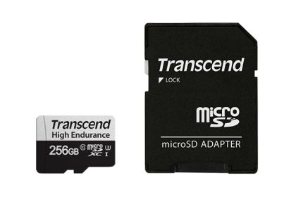 Памет Transcend 256GB micro SD w/ adapter U3, High Endurance