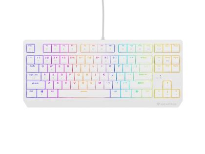 Клавиатура Genesis Gaming Keyboard Thor 230 TKL US RGB Mechanical Outemu Brown White Hot Swap