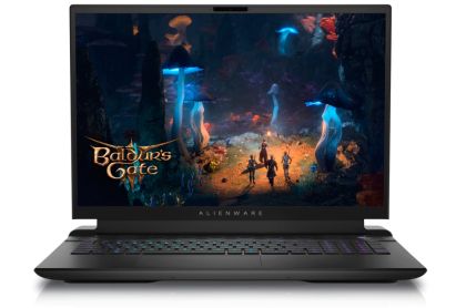 Лаптоп Dell Alienware m18 R2, Intel Core i7 14650HX (16-Core, 30MB L3 Cache, up to 5.2GHz), 18" QHD+ (2560x1600) 165Hz, 3ms, FHD IR Cam, 32 GB: 2x16 GB, DDR5, 5600 MT/s, 1TB, M.2, PCIe NVMe SSD, RTX 4060 8GB GDDR6, Wifi 7 Ready, BT, Win11 Pro, Dark Metall