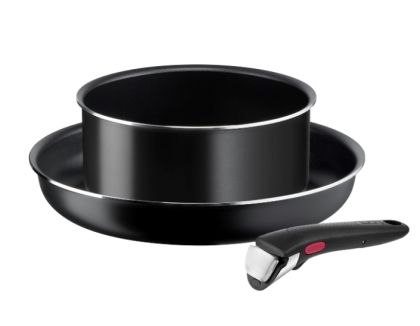 Комплект тигани и тенджери Tefal L1539243 SET 3PC ING6 EASY COOK N CLEAN