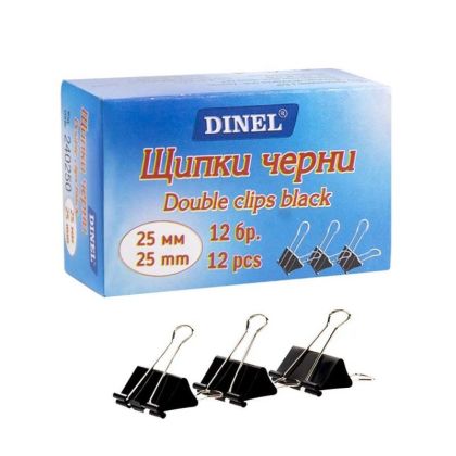 Щипки Dinel 25 mm 12 бр.