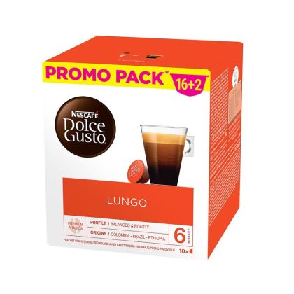 Кафе капсула NESCAFE Dolce Gusto Lungo 16+2 бр.