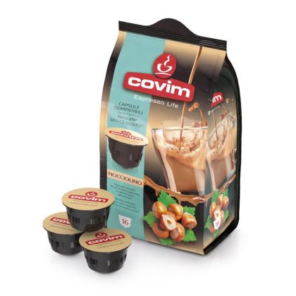 Кафе капсула Covim Nocciolino 16 бр., съвместими с Dolce Gusto