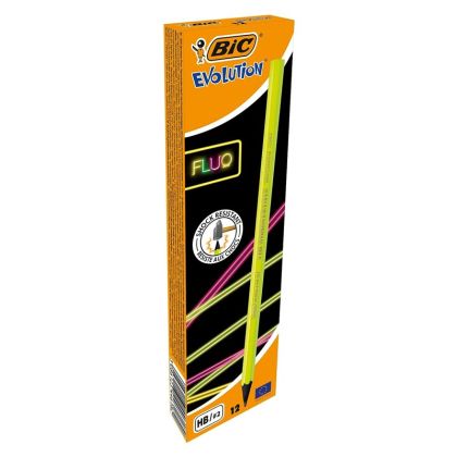 Молив Bic Evolution FLUO Подострен, HB