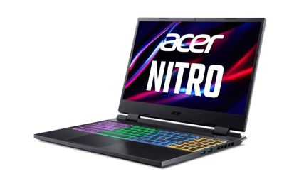 Лаптоп Acer Nitro 5, AN515-58-72NW, Intel Core i7-12650H (up to 4.70 GHz, 24MB), 15.6" QHD IPS 165Hz SlimBezel, 16GB DDR5, 1024GB PCIe NVMe SSD, GeForce RTX 4060 8GB GDDR6, INTEL 2X2 AX+BT Killer 1650i, HD Cam, HDD upgrade kit, KB Backlight, No OS, Black