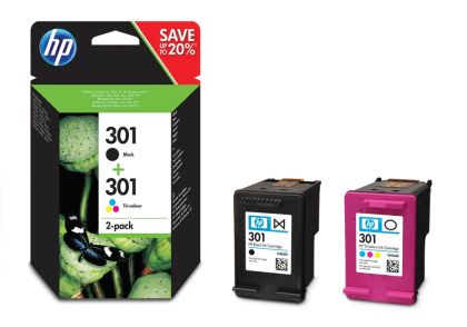 Консуматив HP 301 2-pack Black/Tri-color Original Ink Cartridges