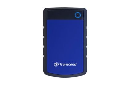 Твърд диск Transcend 1TB, 2.5" Portable HDD, StoreJet H3, Blue, Anti-shock