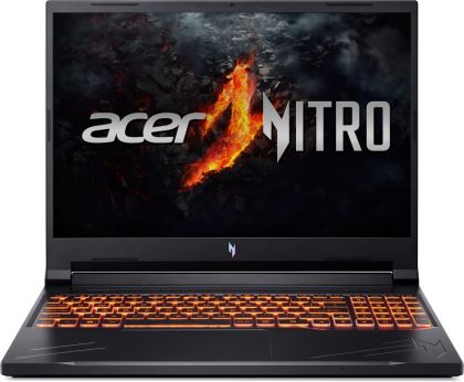 Лаптоп Acer Nitro 16, ANV16-71-71N0, Intel Core i7-14650HX (up to 5.2GHz, 30MB), 16" FHD IPS up to 165Hz SlimBezel, 16GB DDR5(1 slot free), 1024GB PCIe NVMe SSD, GeForce RTX 4060 8GB GDDR6, Wi-Fi 6 AX201+BT5.1, Killer E2650, HD Cam, KB Backlight, No OS, B