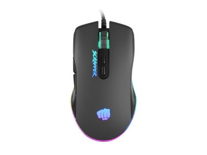 Мишка Fury Gaming Mouse Scrapper 6400DPI Optical With Software RGB Backlight