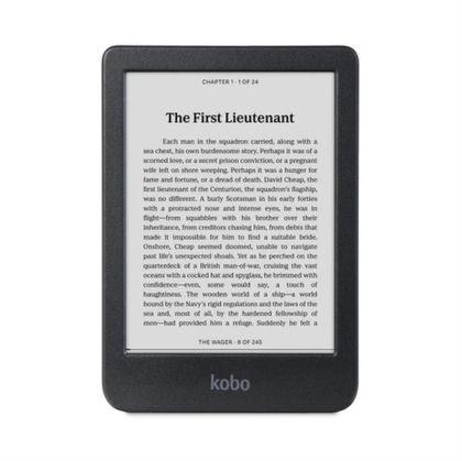 Четец за Е-книги Kobo Clara BW e-Book Reader, E Ink Carta 1300 touch screen 6 inch, 1448 x 1072 pixels, 16 GB, 1000 MHz/512 MB, 1 x USB C, Greutate 0.172 kg, Wireless, Comfort Light, 12 fonts 50 font styles 15 file formats supported natively Black