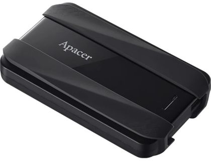 Твърд диск Apacer AC533, 4TB 2.5" SATA HDD USB 3.2 Portable Hard Drive Plastic / Rubber Jet black