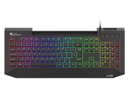 Клавиатура Genesis Gaming Keyboard Lith 400 RGB US Layout RGB Backlight X-Scissor Slim