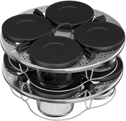 Бурканчета Tefal XA6140E0 8 glass jars with lids for Cook4me