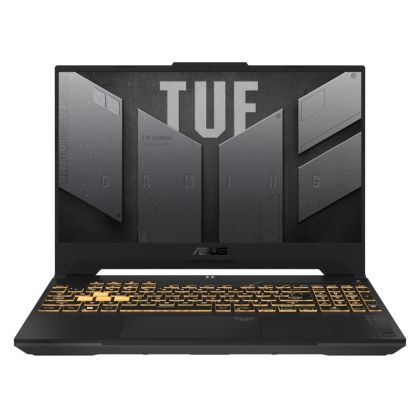Лаптоп Asus TUF F15 FX507VV-LP148,Inteli7-13620H 2.4 GHz (24M  Cache, up to 4.9 GHz, 10 cores), 15.6" FHD (1080 x 1920) 16:9,144Hz,16GB DDR5 ,1TB PCIe 4.0,RTX 4060 8GB GDDR6, Wi-Fi 6(802.11ax)Backlit Chiclet Keyboard 1-Zone RGB, no OS, Mecha Gray