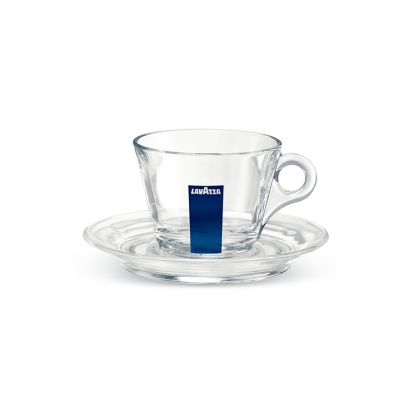 Стъклени чаши с чинийки Lavazza Glass Collection Cappuccino 12 бр.