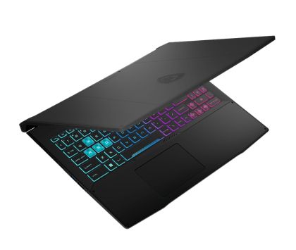 Лаптоп MSI Katana 15 B13VEK, i5-13420H (8C/12T, up to 4.60GHz, 12 MB), GeForce RTX 4050 6GB GDDR 194 AI TOPS, w/MUX, 15.6" QHD (2560x1440), 165Hz, IPS-Level DCI-P3 100%, 16GB DDR5 2x8 5200MHz, 512GB NVMe Gen4x4 SSD,WiFi 6E, 4-Zone RGB Gaming Kbd, NO OS, 2