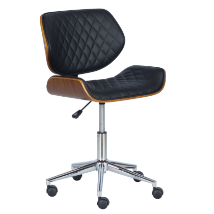 Президентски офис стол Carmen 6410 - орех - черен