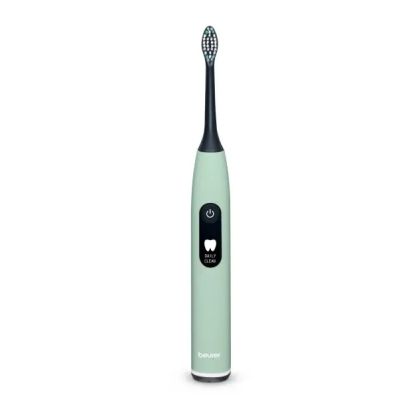 Електрическа четка за зъби Beurer SC 50 peppermint Electric Sonic Toothbrush, up to 80,000 mov/min, 5 cleaning programs: Clean, Sensitive, Polish, Gum Care, Whiten, Pressure sensor , 2-min. timer, Incl. 2 toothbrush heads and magnetic charging plate, 22 d