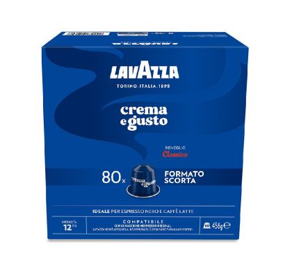 Кафе капсула Lavazza Crema E Gusto 80 бр., съвместими с Nespresso