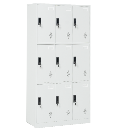 Метален шкаф Carmen CR-1244 GR - сив