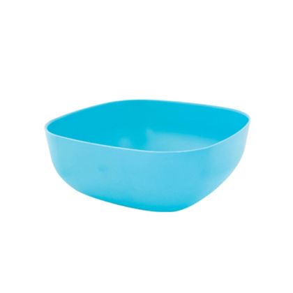 Еко купа от бамбук квадратна S Син