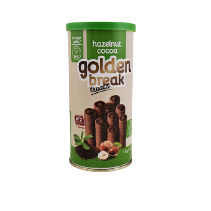 Пури с шоколад, лешников крем и стевия, Golden Break, 135гр