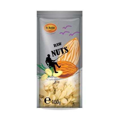 Бадем филиран, сурова ядка, Dr. Keskin, 100гр