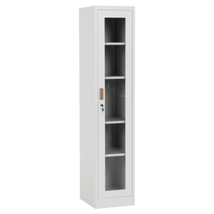 Метален шкаф Carmen CR-1001 L - сив