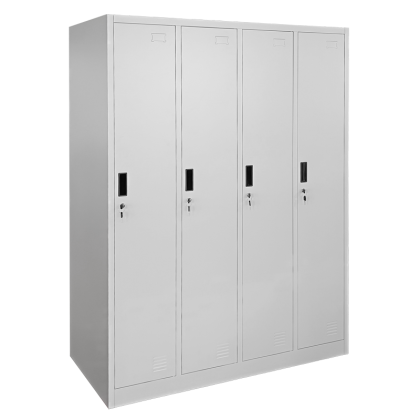 Метален шкаф Carmen CR-1242-4 J - сив
