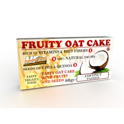 Протеинов овесен кейк, Кокос и семена, 80гр