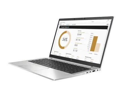 Лаптоп HP EliteBook 845 G8, Ryzen 7 Pro 5850U(1.9Ghz, up to 4.4GH/16MB/8C), 14" FHD UWVA 400 nits AG + WebCam 720p, 16GB 3200Mhz 1DIMM, 512GB PCIe SSD, WiFi a/c + BT5, Backlit Kbd, FPR, Active SmartCard, Win 10 Pro+HP DeskJet 4120e AiO Printer