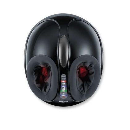 Масажор Beurer FM 90 Shiatsu foot massager;Shiatsu and air pressure massage; Heat function; 3 massage programmes; 3 intensity levels of air compression massage; shoe size 46; washable and removable cover