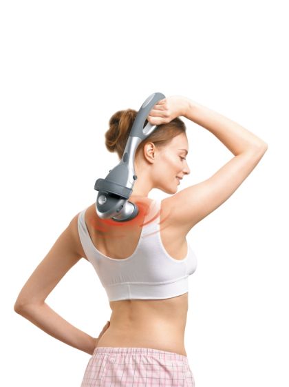 Масажор Beurer MG 70 infrared massager; Tapping massage; 2 function levels; 2 interchangeable massage attachments; removable handle