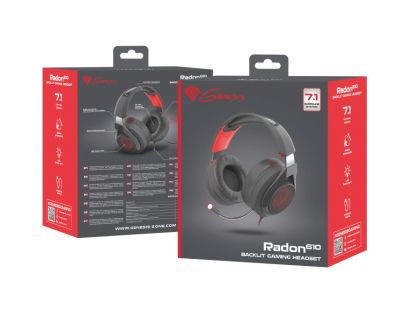 Слушалки Genesis Gaming Headset Radon 610 7.1, Backlight