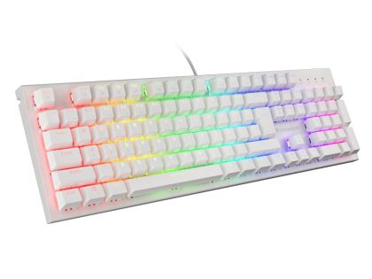 Клавиатура Genesis Gaming Keyboard Thor 303 White RGB Backlight US Layout Brown Switch