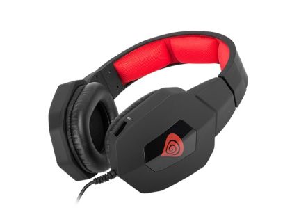 Слушалки Genesis Headphones Argon 400 With Microphone Black-Red (H59)