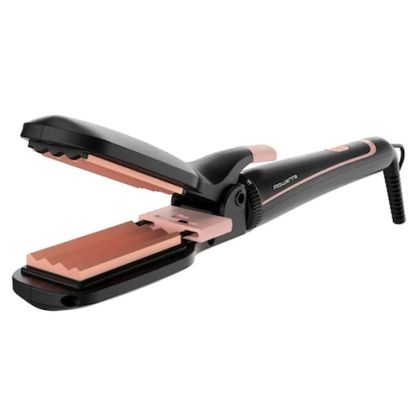 Маша Rowenta CF4231F0 Multi Styler Infinite looks 14 in 1, conical, monotemp, accessories: conical curling wand, 2 in 1 straightening and crimping plates, eliptic waving wand, cool tip, pouch, heating indicator, heat-up time 60s, hanging loop