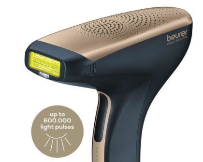 Фотоепилатор Beurer IPL 8800 Velvet Skin Pro Hair-remover, battery powered, Auto flash, 4.5 cm2, 1 attachment 2 cm2, 600 000 pulses, safe skin sensor, UV filter, 6 energy levels, black