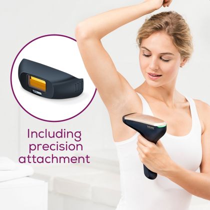 Фотоепилатор Beurer IPL 8800 Velvet Skin Pro Hair-remover, battery powered, Auto flash, 4.5 cm2, 1 attachment 2 cm2, 600 000 pulses, safe skin sensor, UV filter, 6 energy levels, black