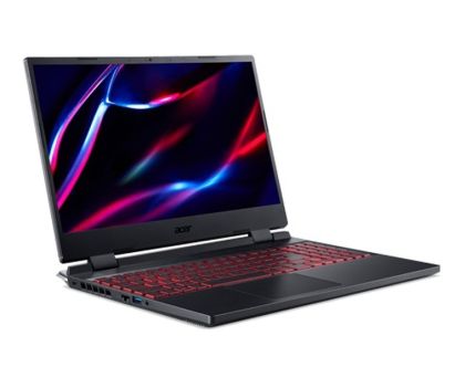 Лаптоп Acer Nitro 5, AN515-58-785S, Core i7-12700H(3.50GHz up to 4.70GHz, 24MB), 15.6" FHD IPS, 144Hz, 16GB DDR4, 1024GB SSD, RTX 3060 6GB GDDR6, Wi-Fi, BT, HD Mic&Cam, RGB Backlit KB, No OS, Black+Acer Nitro Gaming Headset AHW820+Acer Nitro Gaming Mouse