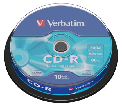 Медия Verbatim CD-R 700MB 52X EXTRA PROTECTION SURFACE (10 PACK)